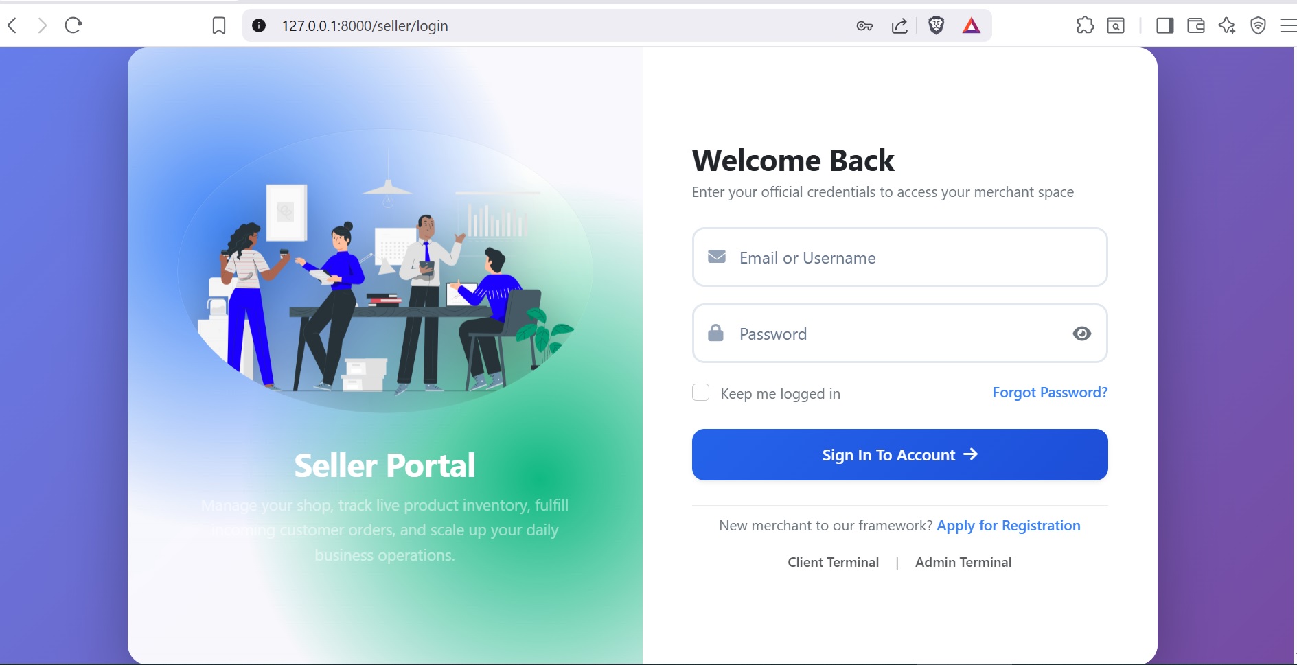 Seller Login